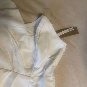 White dress bridal shower dress